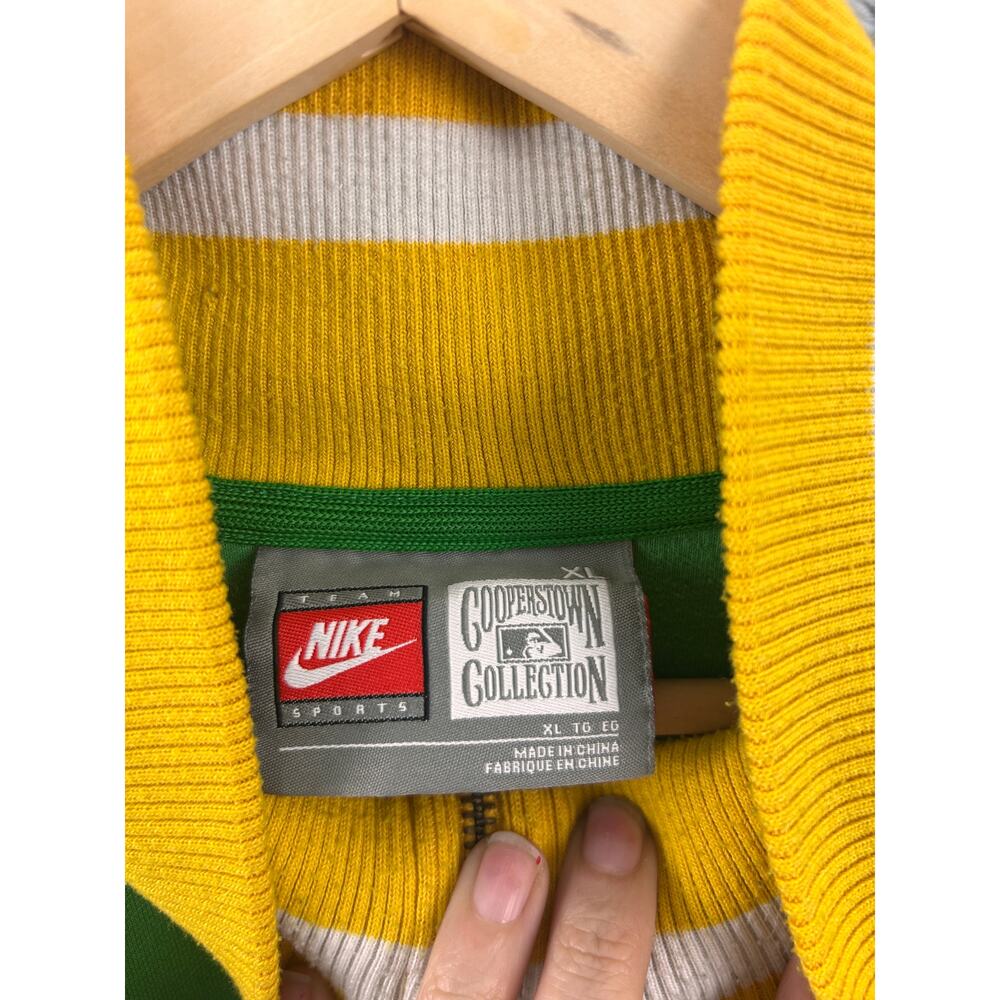 Vintage Nike Cooperstown Collection Oakland Athletics A’s Full Zip  XL Retro MLB - Picture 4 of 11